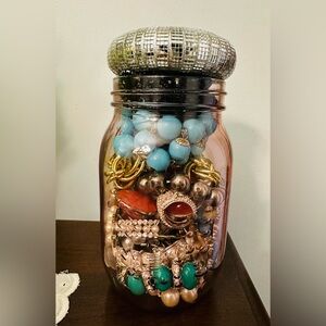 Large Mystery Jewelry Jar Lot